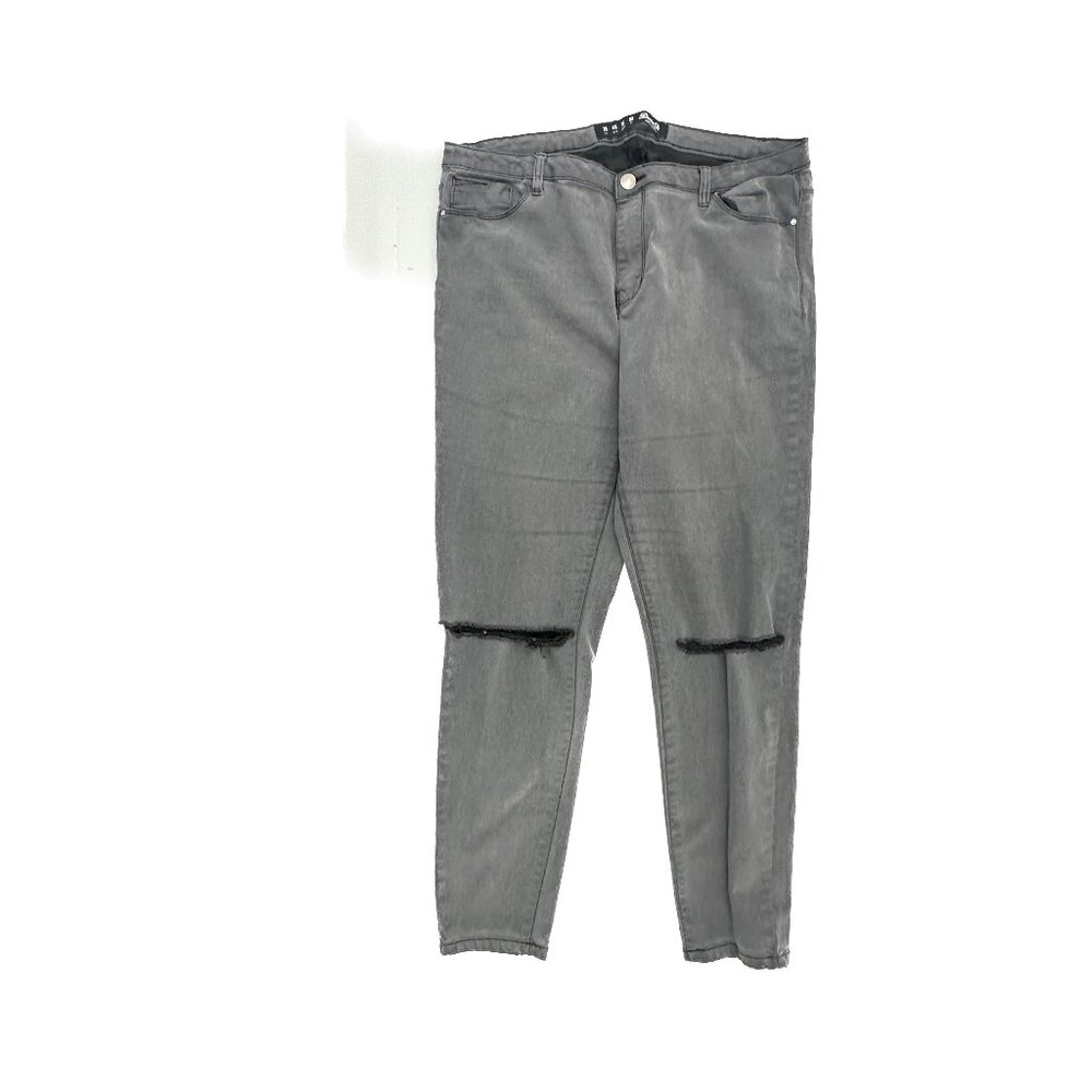 Denim‎ Co Distressed Skinny Women's size 16 Gray Denim jeans